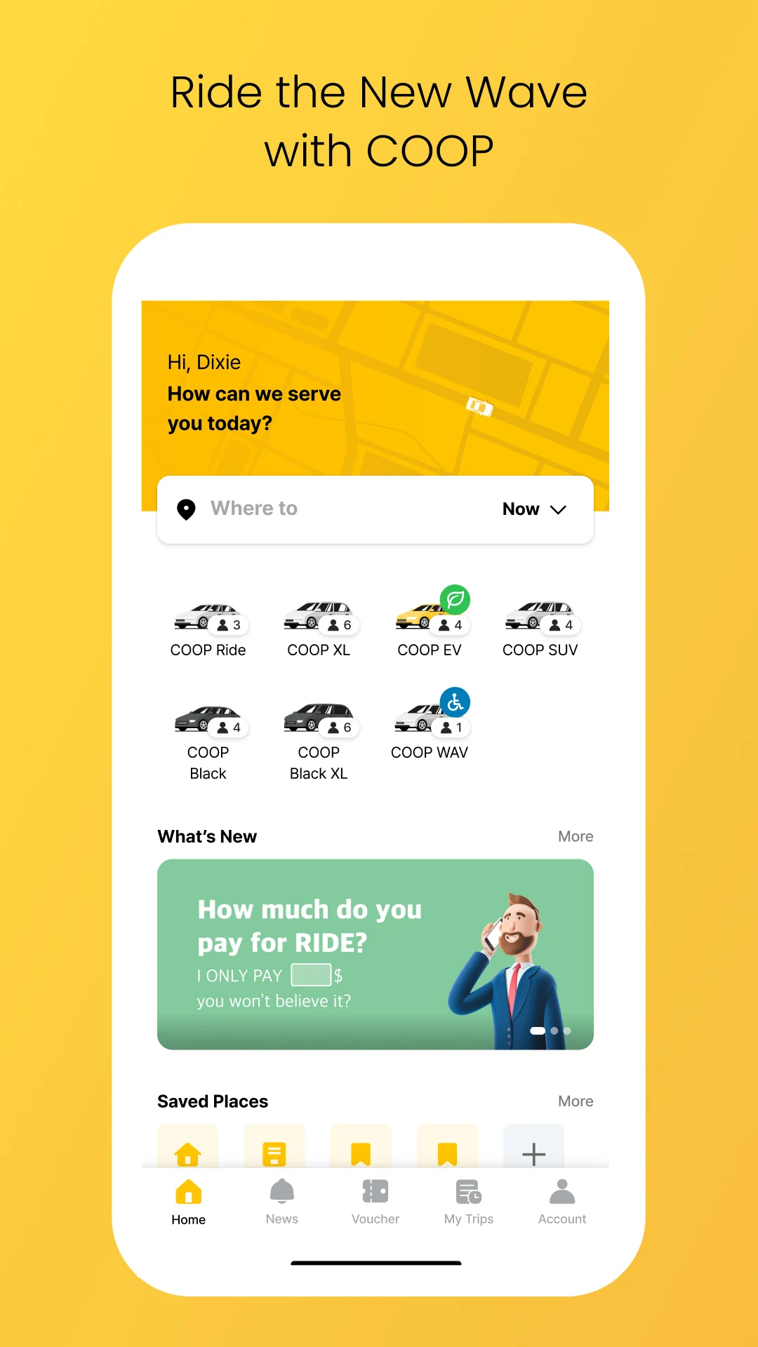 COOP Rideshare screenshot